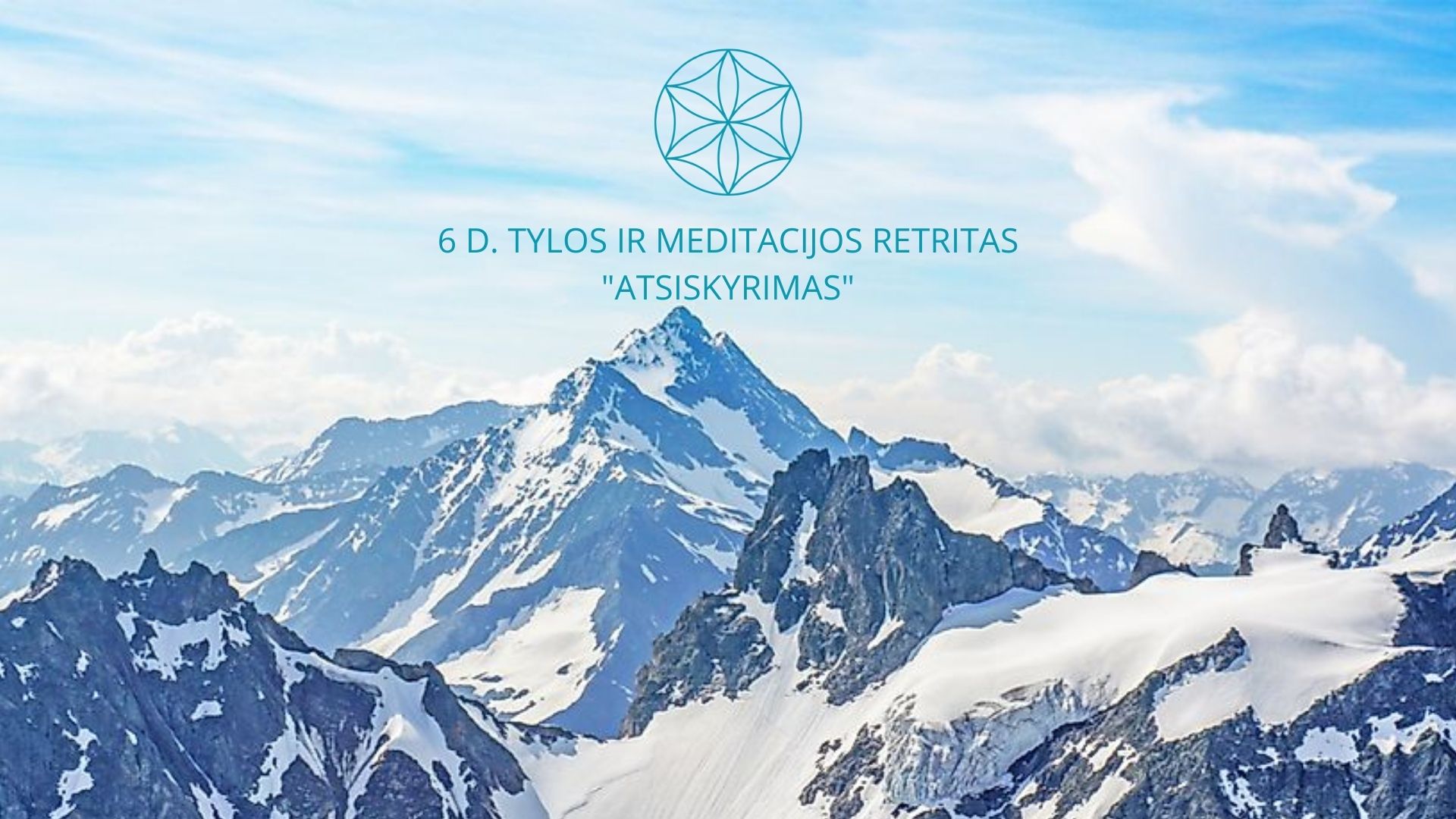 Read more about the article 6 d. Tylos ir meditacijos retritas “ATSISKYRIMAS” kovo 21-26 d